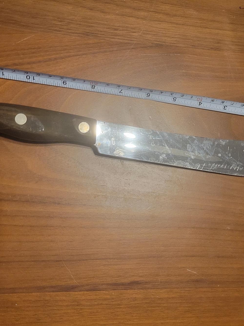 Cutco Black Handle Silver Blade Carving Knife